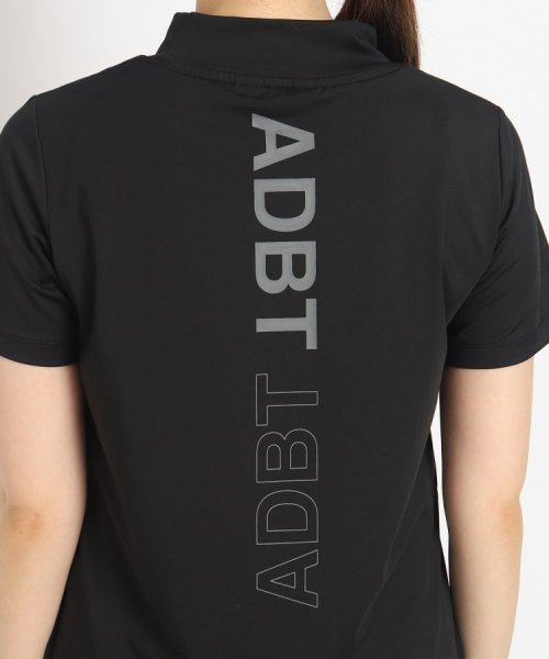 adabat(アダバット)/【ADBT】バックプリントデザイン モックネック半袖プルオーバー/img10