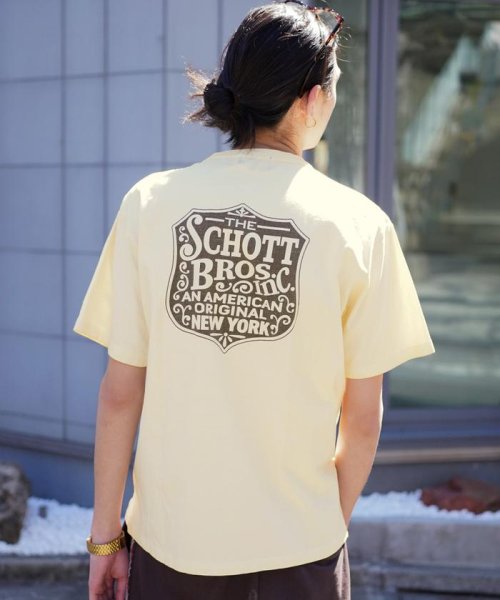 Schott(ショット)/SS T－SHIRT IRON PLATE/アイアンプレート Tシャツ/img30
