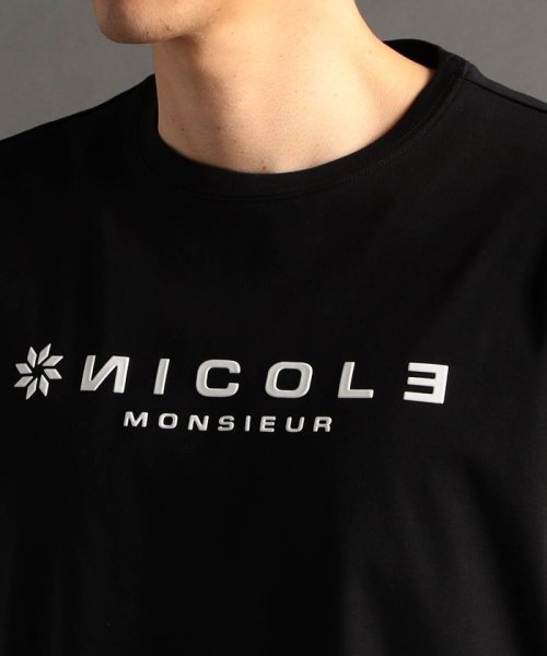 MONSIEUR NICOLE(ムッシュニコル)/ロゴグラフィック 半袖Tシャツ/img07