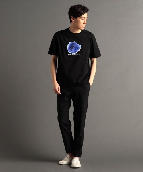 MONSIEUR NICOLE(ムッシュニコル)/フラワーグラフィック 半袖Tシャツ/img02