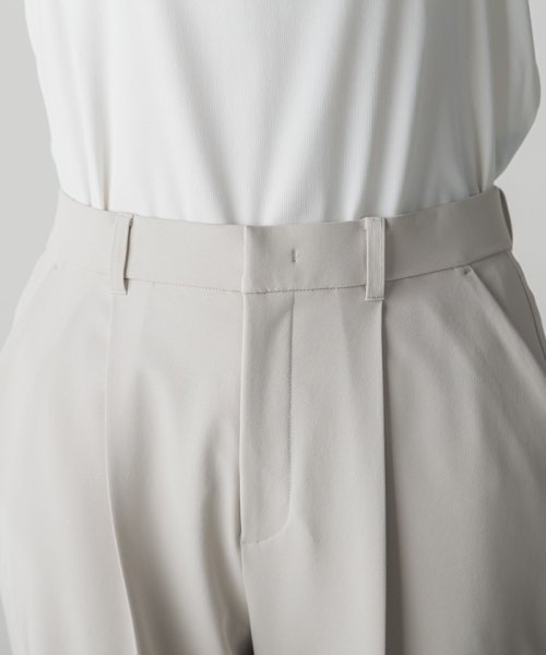 【大きいサイズ】裾スリットジョガーパンツ≪洗濯機で洗える/紫外線防止≫ 身長