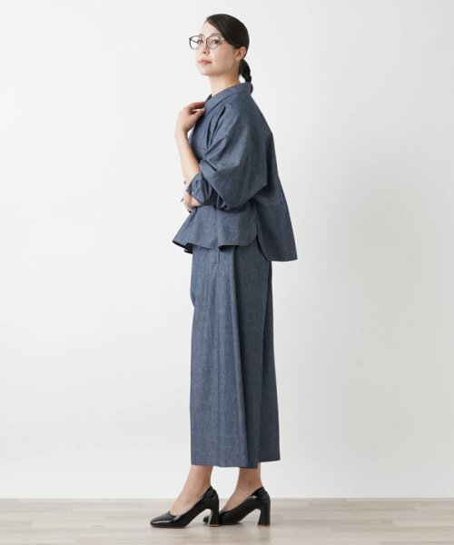 【セットアップ対応商品】ラウンドカットブラウス【THE NEW】【Leilian WHITE LABEL】 NEW WHITE LABEL