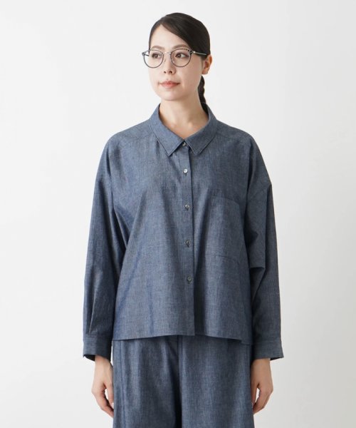 【セットアップ対応商品】ラウンドカットブラウス【THE NEW】【Leilian WHITE LABEL】 NEW WHITE LABEL