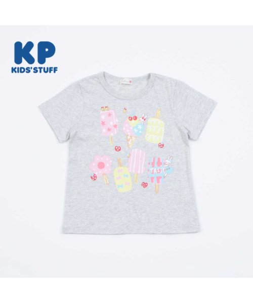 KP(ケーピー)/KP(ケーピー)CAYA 虫除け(インセクトシールド)アイスモチーフ半袖Tシャツ140/img08