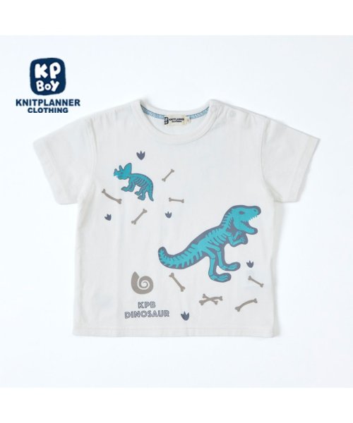 KP(ケーピー)/KPBOY(ケーピーボーイ)ｘCAYA 虫除け機能（インセクトシールド）恐竜モチーフ半袖Tシャツ90/img12