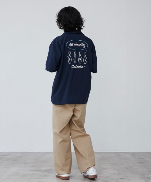 coen(coen)/刺繍ハッポウプリントオープンカラーシャツ/img17