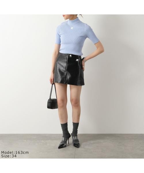 セール】Courreges ミニスカート REEDITION VINYL PERCJU001VY0014  