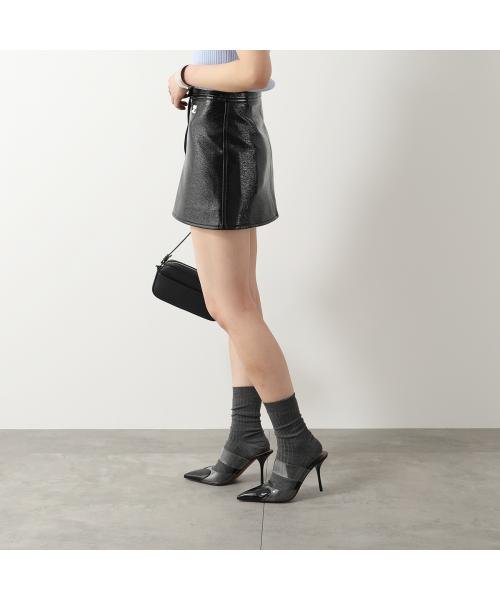 セール】Courreges ミニスカート REEDITION VINYL PERCJU001VY0014  
