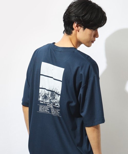 THE SHOP TK(ザ　ショップ　ティーケー)/【接触冷感】FRESH NATURE ポンチフォトTシャツ/img09
