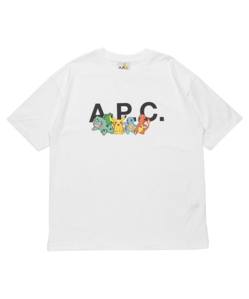 A.P.C.(アーペーセー)/アーペーセー Tシャツ カットソー ポケモン ホワイト メンズ APC COBQX H26310 AAB/img05
