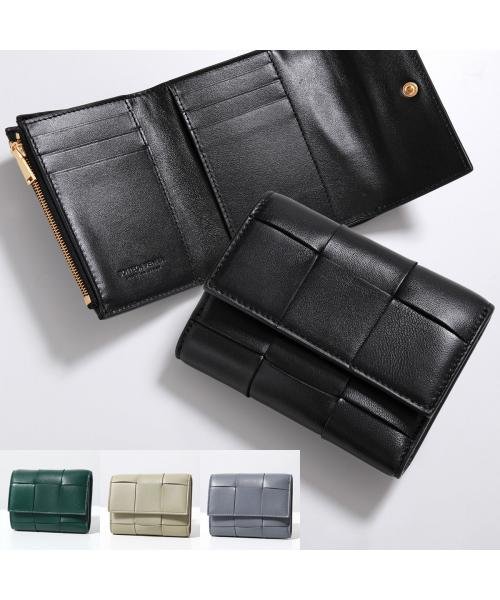BOTTEGA VENETA 三つ折り財布 651372 750245 VCQC1 CASSETTE VCQC1 BOTTEGA VENETA 三つ折り財布