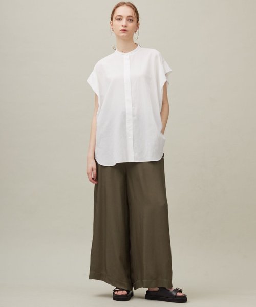 【SACRA】アセテートブライトツイル サロペット SACRA アセテートブライトツイル meets