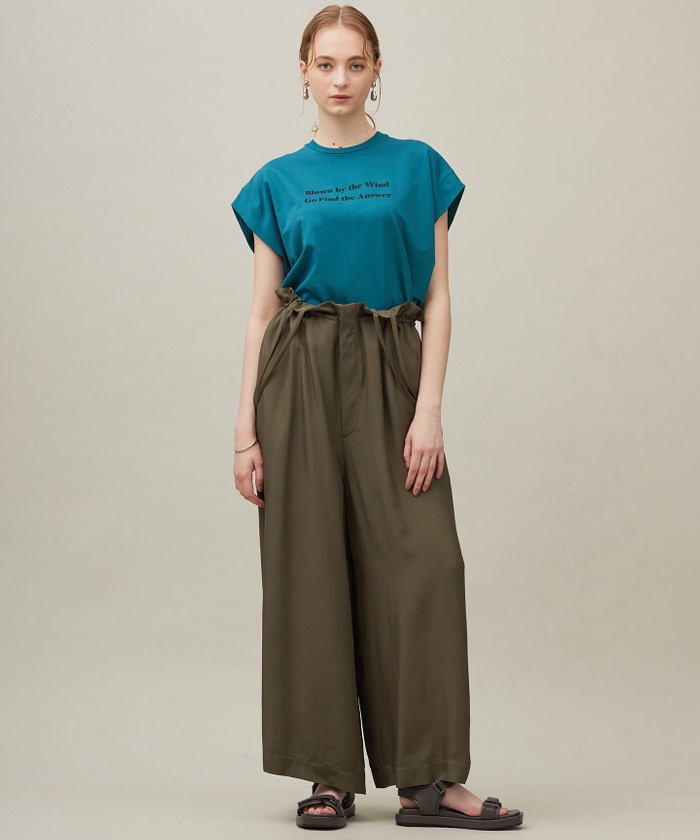 SACRA】アセテートブライトツイル サロペット(506251203)｜阪急