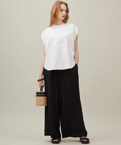 【SACRA】アセテートブライトツイル サロペット SACRA アセテートブライトツイル meets