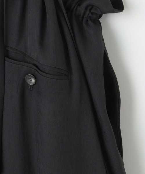 【SACRA】アセテートブライトツイル サロペット SACRA アセテートブライトツイル meets