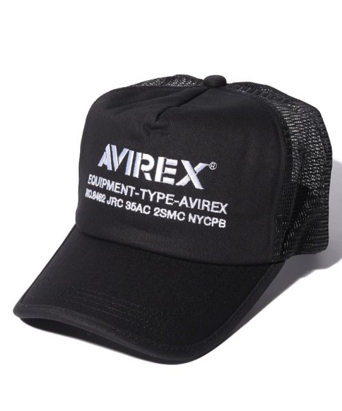AVIREX(AVIREX)/AVIREX KING SIZE MESH LOGO CAP/img08