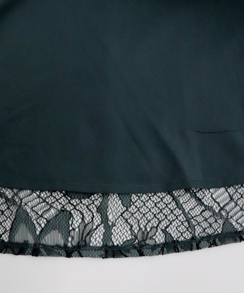 シアーブラウス×マーメイドワンピースドレス ブラウス ワンピース