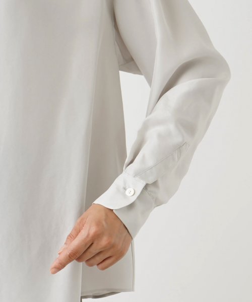 リボンタイ付きシルクブラウス【ETERNAL】 