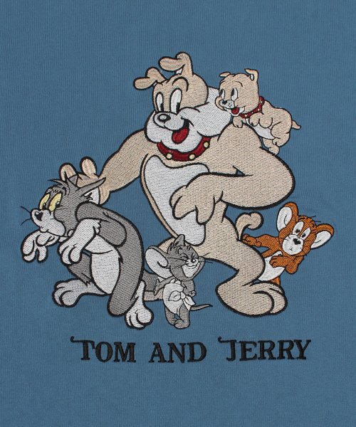 ALWAYS GOOD TIME NEW BASIC STORE(オールウェイグッドタイムニューベーシックストア)/【TOM & JERRY/トムとジェリー】総刺繍 半袖BIG  Tシャツ/img01