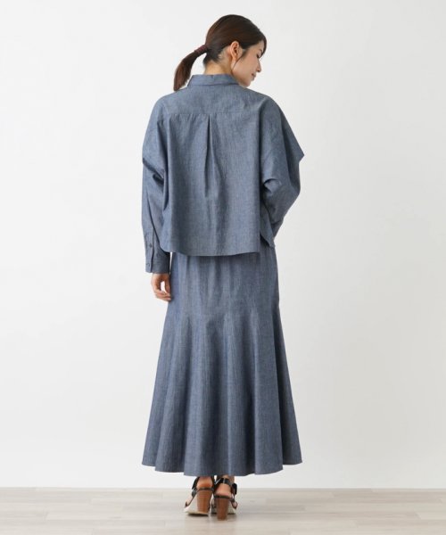 【セットアップ対応商品】ラウンドカットブラウス【THE NEW】【Leilian WHITE LABEL】 NEW WHITE LABEL