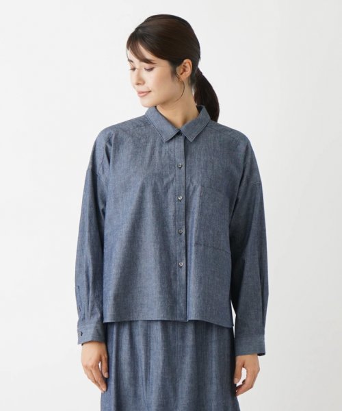 【セットアップ対応商品】ラウンドカットブラウス【THE NEW】【Leilian WHITE LABEL】 NEW WHITE LABEL