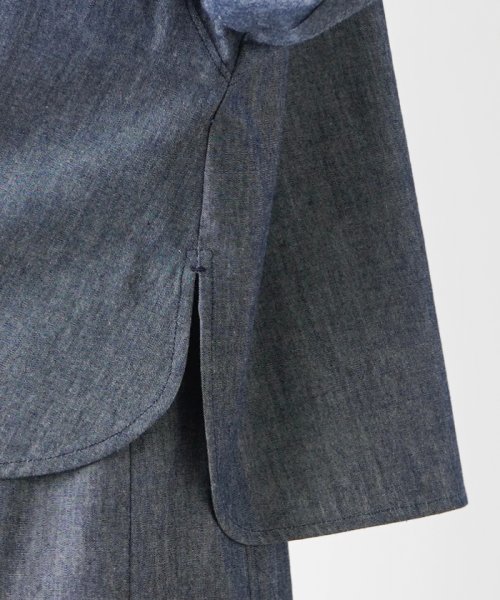 【セットアップ対応商品】ラウンドカットブラウス【THE NEW】【Leilian WHITE LABEL】 NEW WHITE LABEL