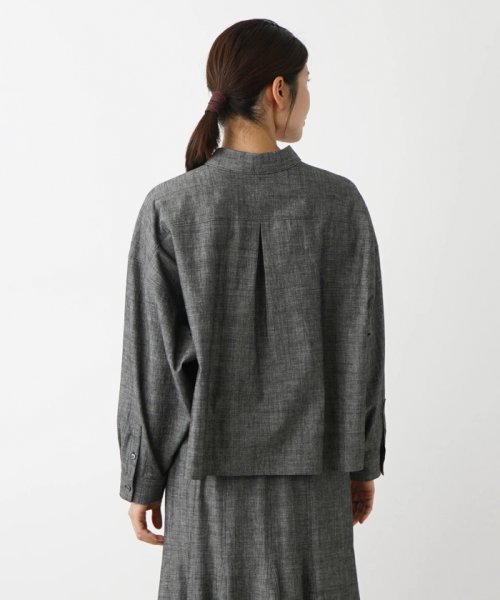 【セットアップ対応商品】ラウンドカットブラウス【THE NEW】【Leilian WHITE LABEL】 NEW WHITE LABEL
