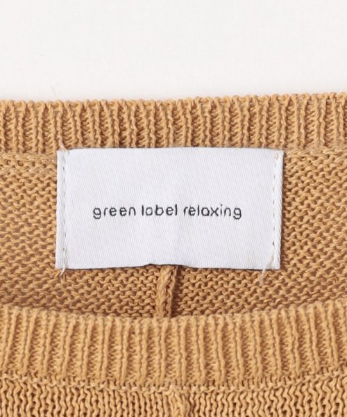 green label relaxing(グリーンレーベルリラクシング)/ペーパー ドルマン ポンチョ プルオーバー ニット －ウォッシャブル－/img24