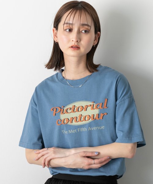 ad thie(アドティエ)/【2024SS新作】ヴィンテージ風ロゴ　ピグメントTシャツ/img29