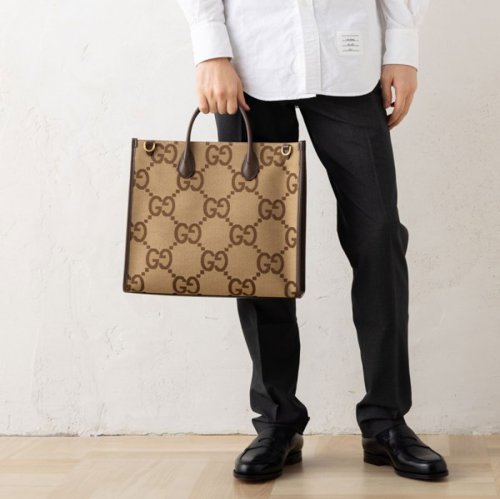 グッチ トートバッグ ジャンボGG キャンバス ブラウン メンズ GUCCI 678839 UKMDG 2570 人気・おすすめ｜安定人気・収納便利におすすめ 丁寧対応 配送追跡可 人気ランキング上位