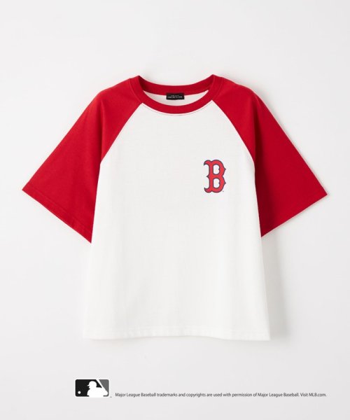 green label relaxing （Kids）(グリーンレーベルリラクシング（キッズ）)/【別注】MLB ラグラン Tシャツ 140cm－150cm/img08