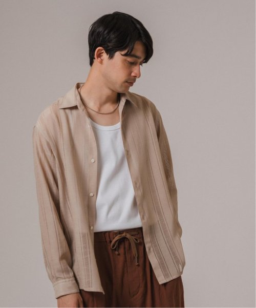 EDIFICE(エディフィス)/Leno cloth レギュラーカラーシャツ/img13