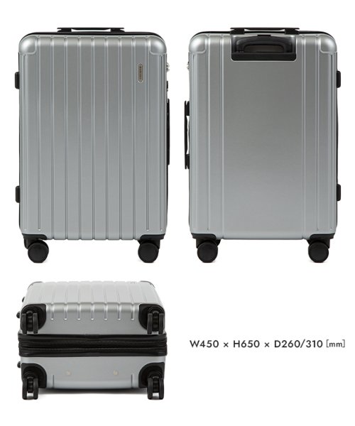 RIMINI(リミニ)/リミニ エース スーツケース Mサイズ 51L/63L 拡張機能付き 受託無料 RIMINI 05122 キャリーケース キャリーバッグ/img03