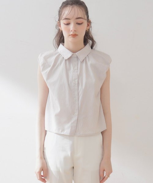 Couture Brooch(クチュールブローチ)/ストライプ袖バルーンシャツ/img16