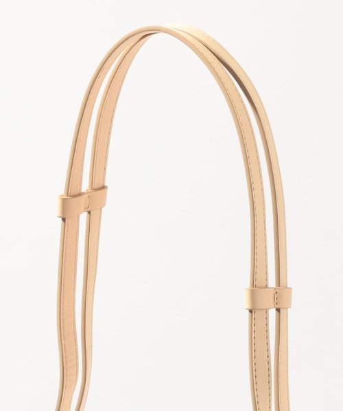 SegeN Werk.06 コットンリネン×レザー ショルダーバッグ Horse White Tanned Leather Genuine Brass Authentic Fabric