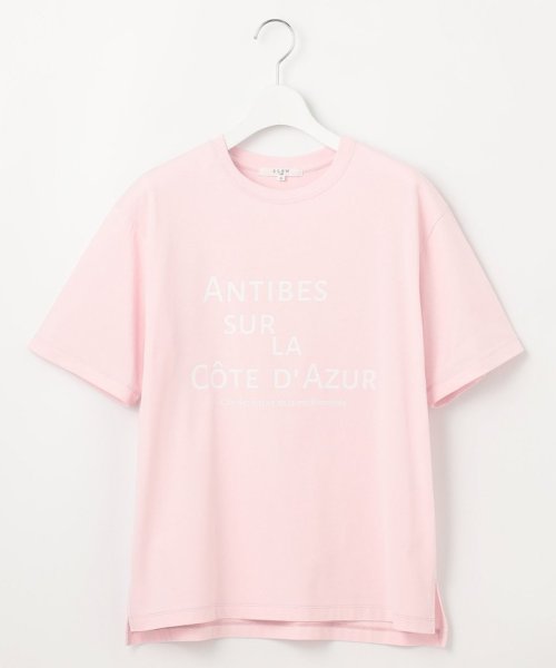 NIJYUSANKU（SMALL SIZE）(23区（小さいサイズ）)/【SLOW/一部店舗限定】MVSコットン デザイン ロゴTシャツ/img07