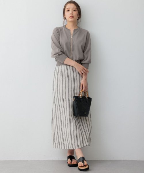 【SLOW/一部店舗限定】シアー ブルゾン 