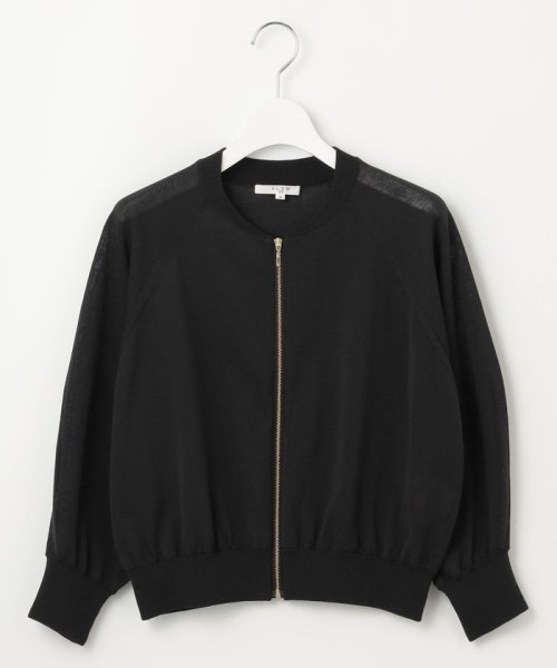 【SLOW/一部店舗限定】シアー ブルゾン 