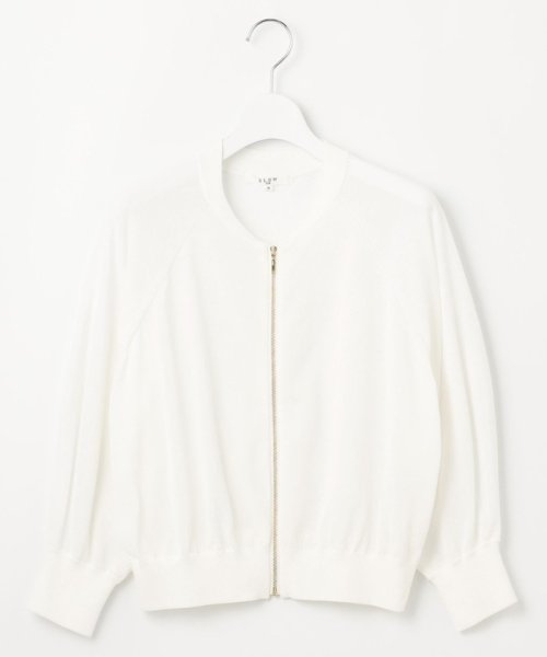 【SLOW/一部店舗限定】シアー ブルゾン エムケーミッシェルクラン/ダブルフェイス着流しカーディガン/洗える T1534719627(11655円)