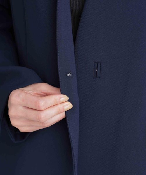 デイリーファンクション ラペルレスジャケット(セットアップ可） デイリーファンクション 羽織としてさらっとラフに着回しやすいデザイン