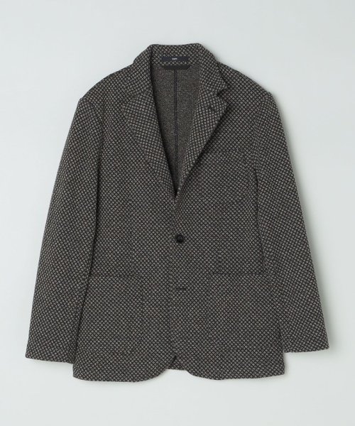 SHIPS: TEXBRID(R) ジャカード 2ボタン ジャケット 