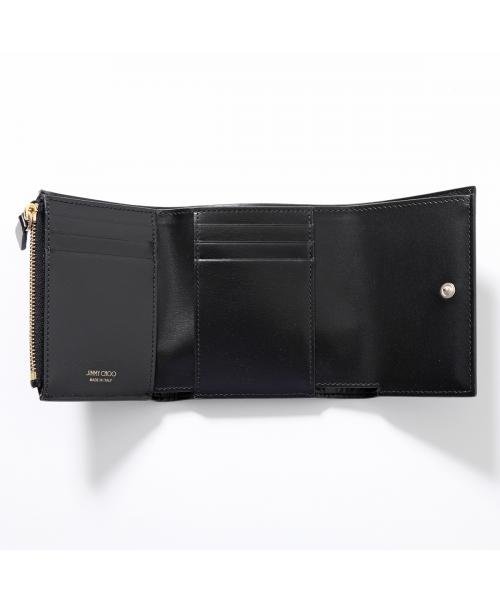 Jimmy Choo 二つ折り財布 MARIND マリンダ ロゴ Jimmy Choo マリンダ MARINDA