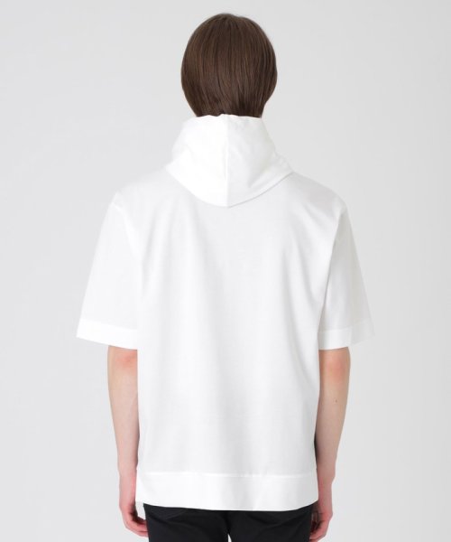 クレストブリッジチェックパッチワークフーディー 