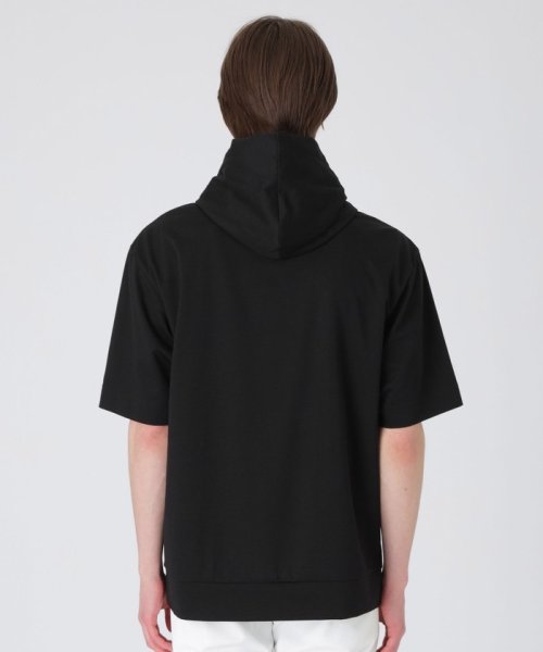 クレストブリッジチェックパッチワークフーディー 