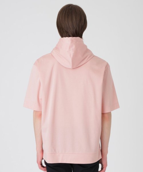 クレストブリッジチェックパッチワークフーディー 