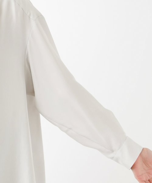 リボンタイ付きシルクブラウス【ETERNAL】 