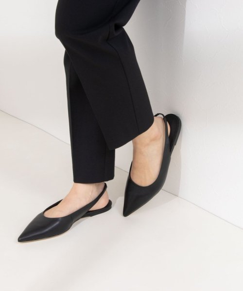 【TONY BIANCO/トニービアンコ】JAVIER スリングバッグフラットパンプス US