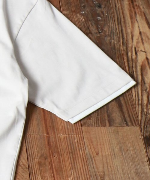 marukawa shonan(marukawa shonan)/接触冷感 フェイクレイヤードTシャツ 重ね着風 カットソー メンズ トップス シンプル 無地 夏 クールTシャツ 半袖/img06