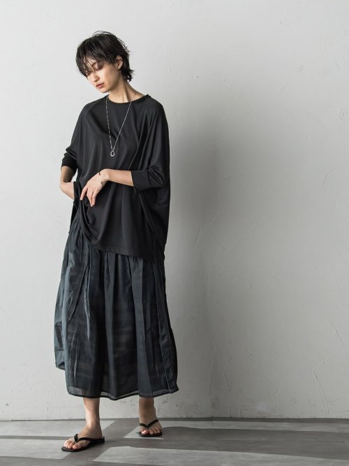 セール】 メイソングレイ(MAYSON GREY) |ボーダー×無地リバーシブル  