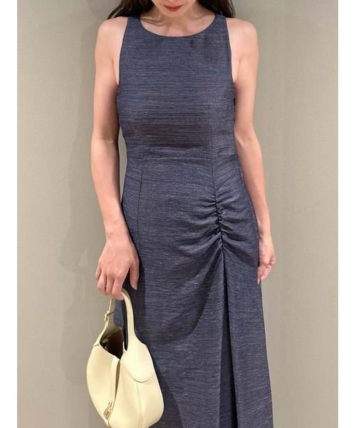 ドロストバッグオープンワンピース 予めご了承ください 総丈 5cm バスト ウエスト